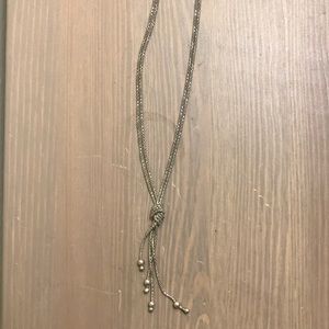 Silpada sterling silver lariat necklace